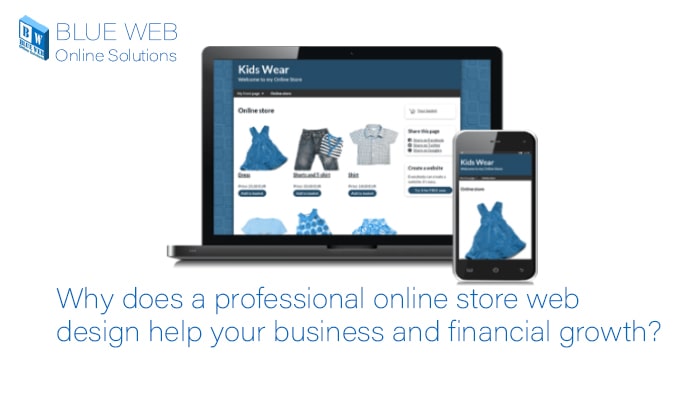 Why does a professional online store web design help your business and financial growth?