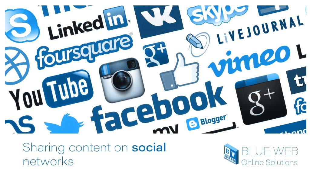 shering content on social networks